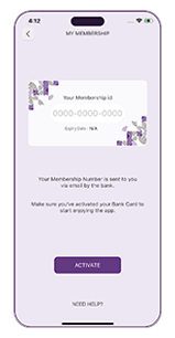 Rewards Plus App Membership Activation